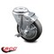 Service Caster 4 Inch Thermoplastic Rubber Wheel Swivel Bolt Hole Caster with Brake SCC SCC-BH20S414-TPRB-TLB - alternate 5